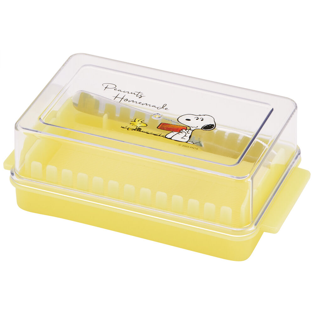 BACKYARD FAMILY「スケーター バターケース カッティングガイド付 通販 日本製 バター容器 バター ケース」|食器・キッチングッズ|イエロー1