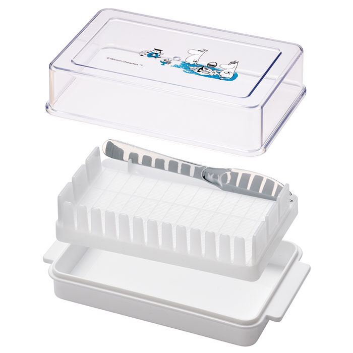 BACKYARD FAMILY「スケーター バターケース カッティングガイド付 通販 日本製 バター容器 バター ケース」|食器・キッチングッズ|