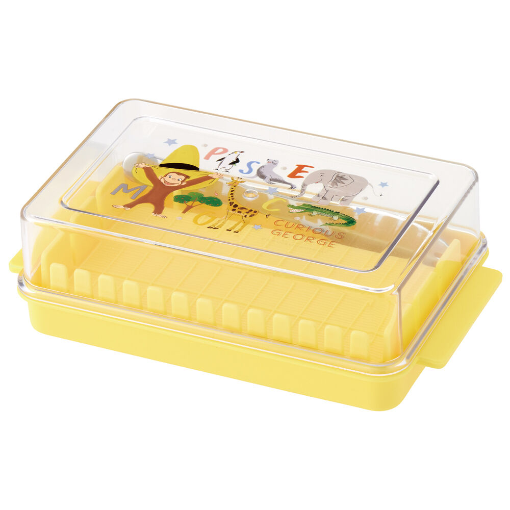 BACKYARD FAMILY「スケーター バターケース カッティングガイド付 通販 日本製 バター容器 バター ケース」|食器・キッチングッズ|イエロー2