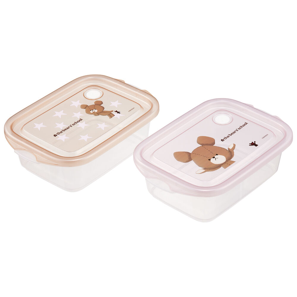 BACKYARD FAMILY「スケーター 保存容器 通販 日本製 フードコンテナ skater 弁当箱 お弁当箱 キャラクター」|食器・キッチングッズ|ブラウン2