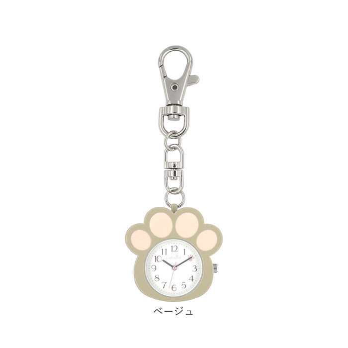 BACKYARD FAMILY「懐中時計 レディース 通販 catmint キャットミント チャームウォッチ 肉球チャームウォッチ」|腕時計|