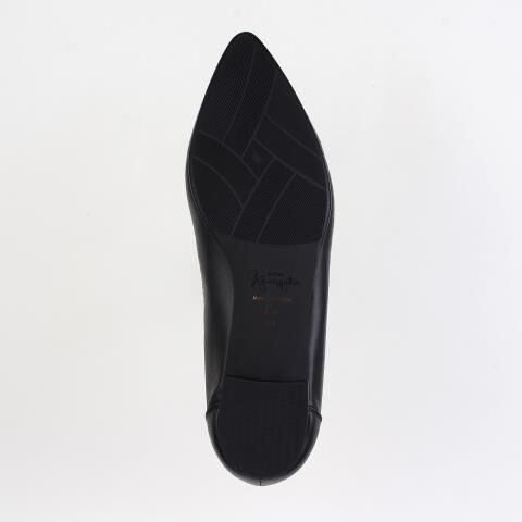 銀座かねまつ「KN255041STEBLK 【防水】【本革】アクアベルバレエシューズ」|パンプス|