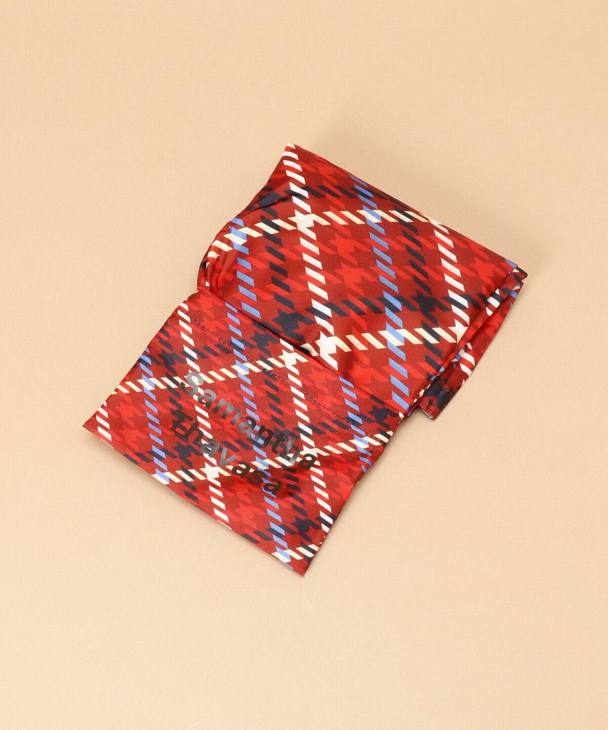 Samantha Thavasa「チェック柄エコバッグ 小サイズ」|その他|