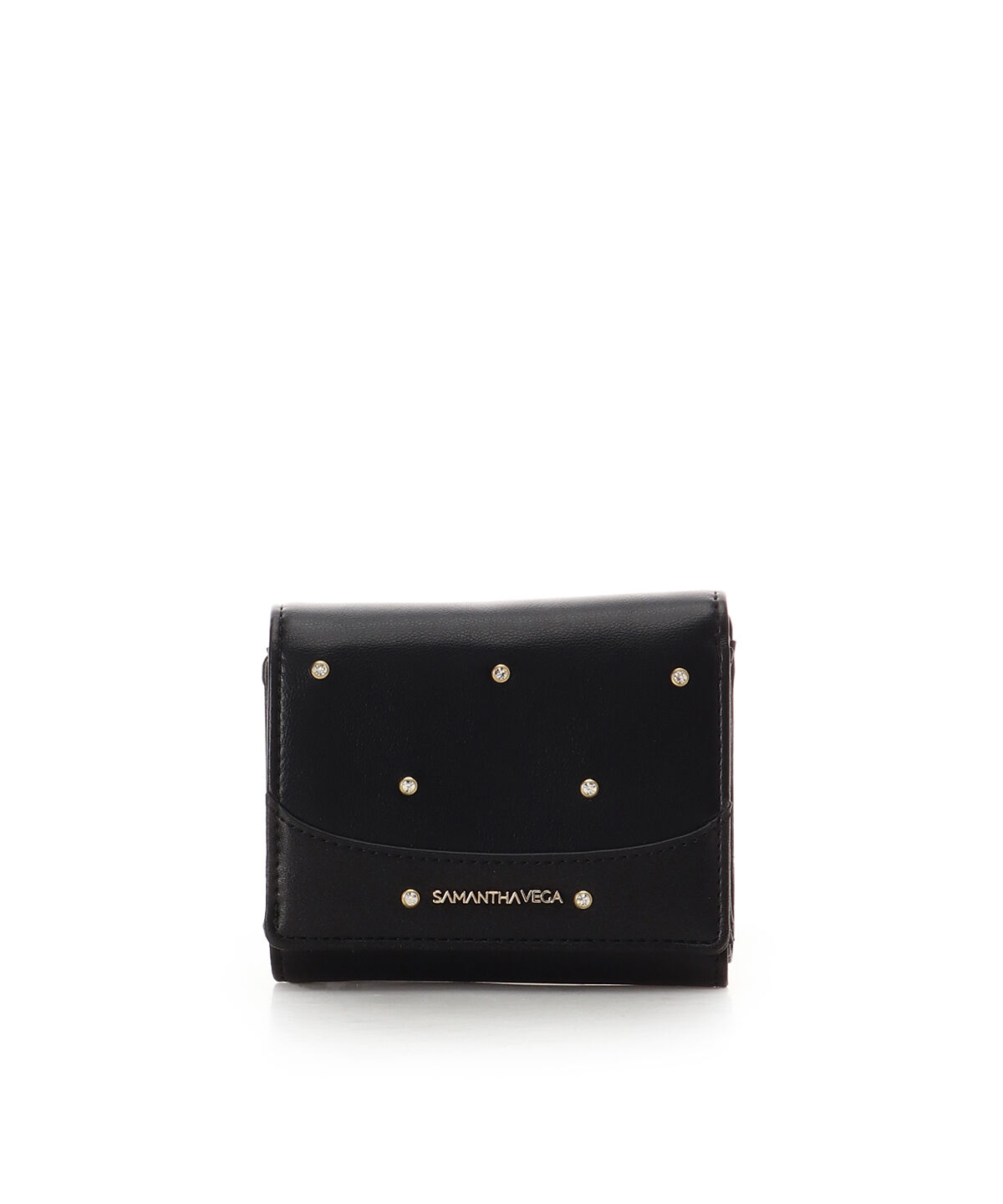 Samantha Vega「スムース折財布」|財布|ブラック
