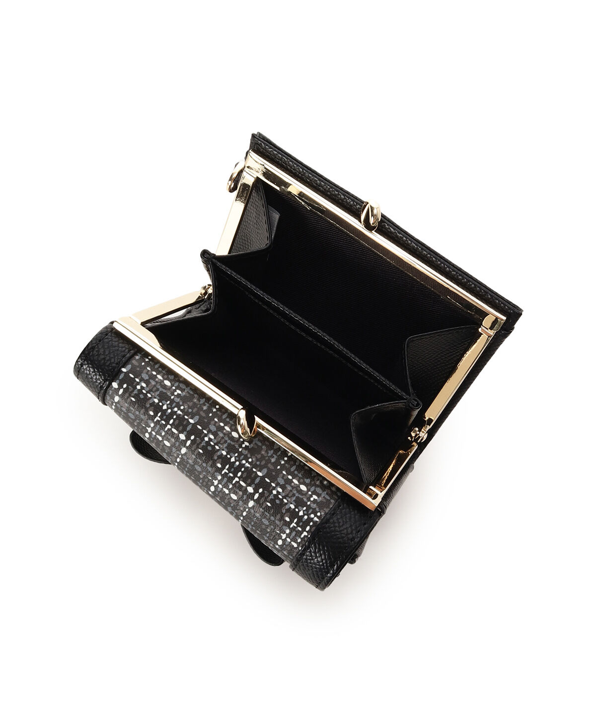 Samantha Vega「ツイードプリントジュエルリボン折財布」|財布|