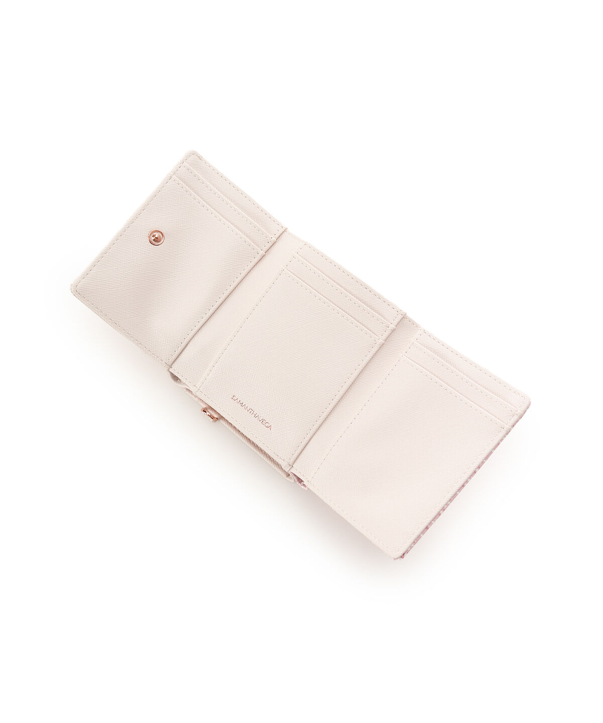 Samantha Vega「ツイードプリントジュエルリボン折財布」|財布|