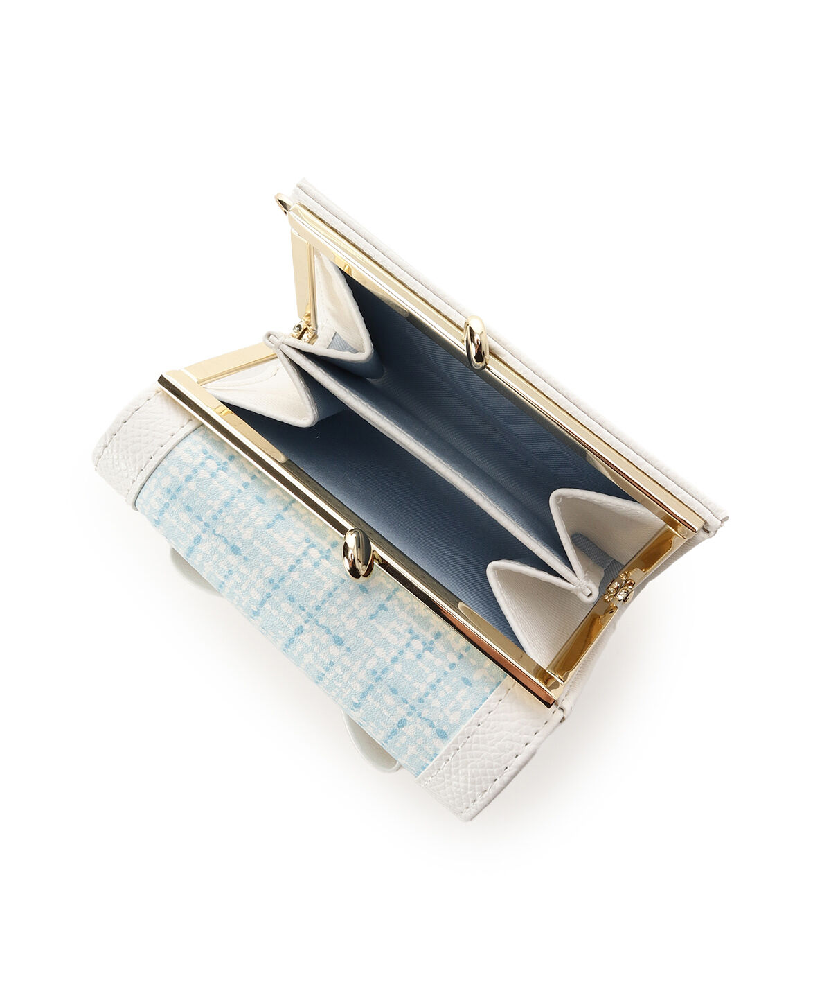 Samantha Vega「ツイードプリントジュエルリボン折財布」|財布|