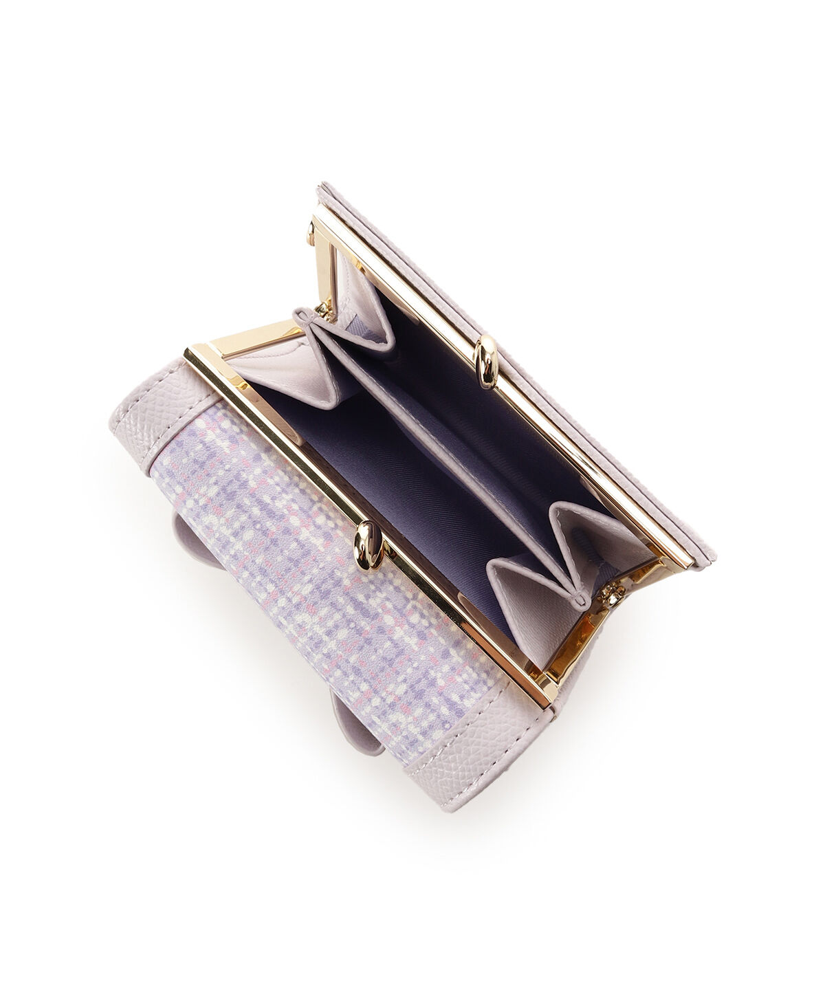 Samantha Vega「ツイードプリントジュエルリボン折財布」|財布|