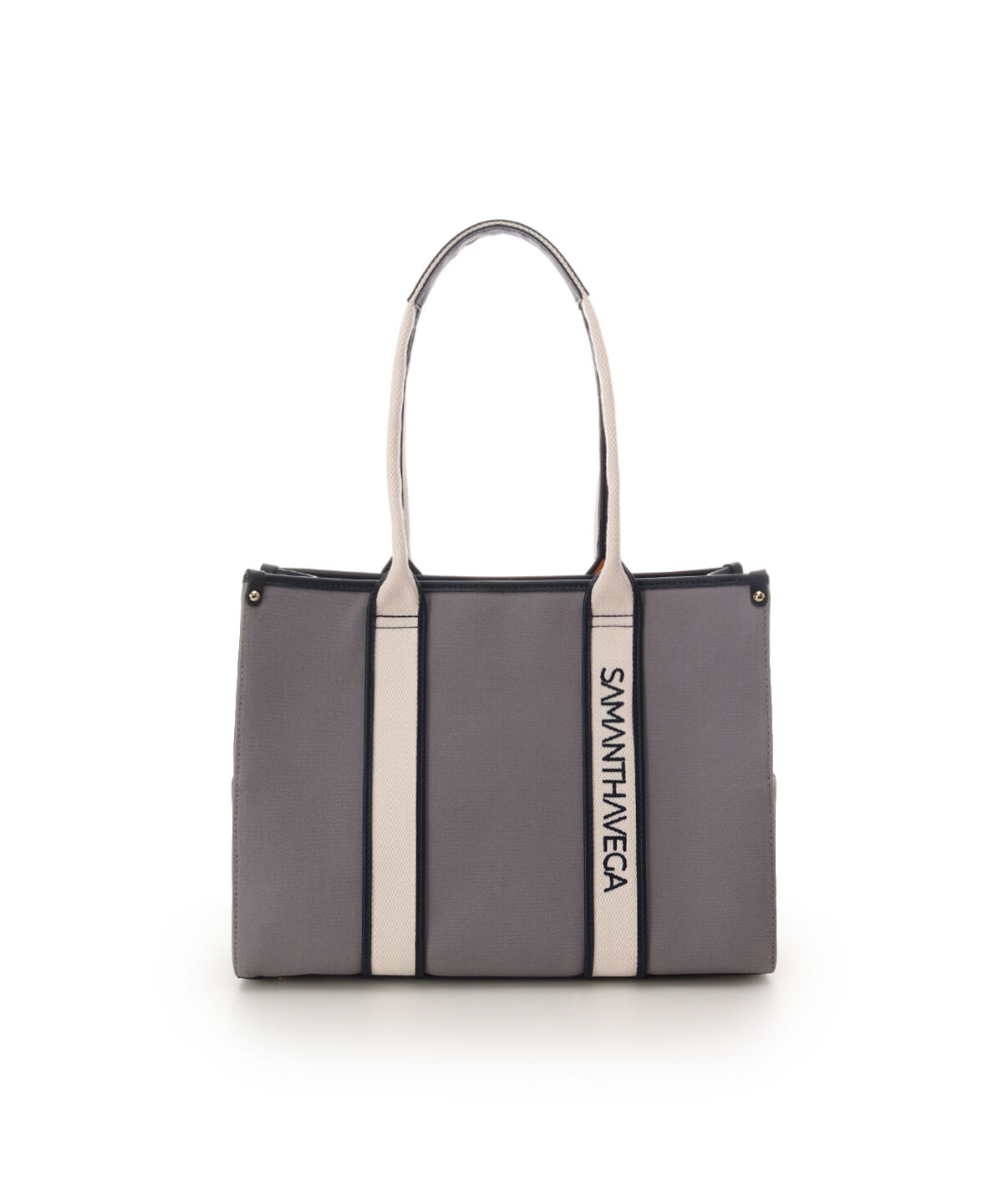 Samantha Vega「新色ロゴテープキャンバスA4トートバッグ」|トートバッグ|グレー
