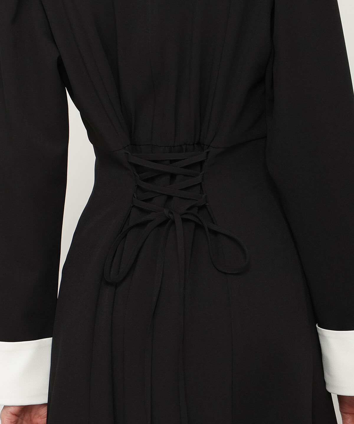 アンドクチュール「配色襟レディワンピース」|ワンピース|