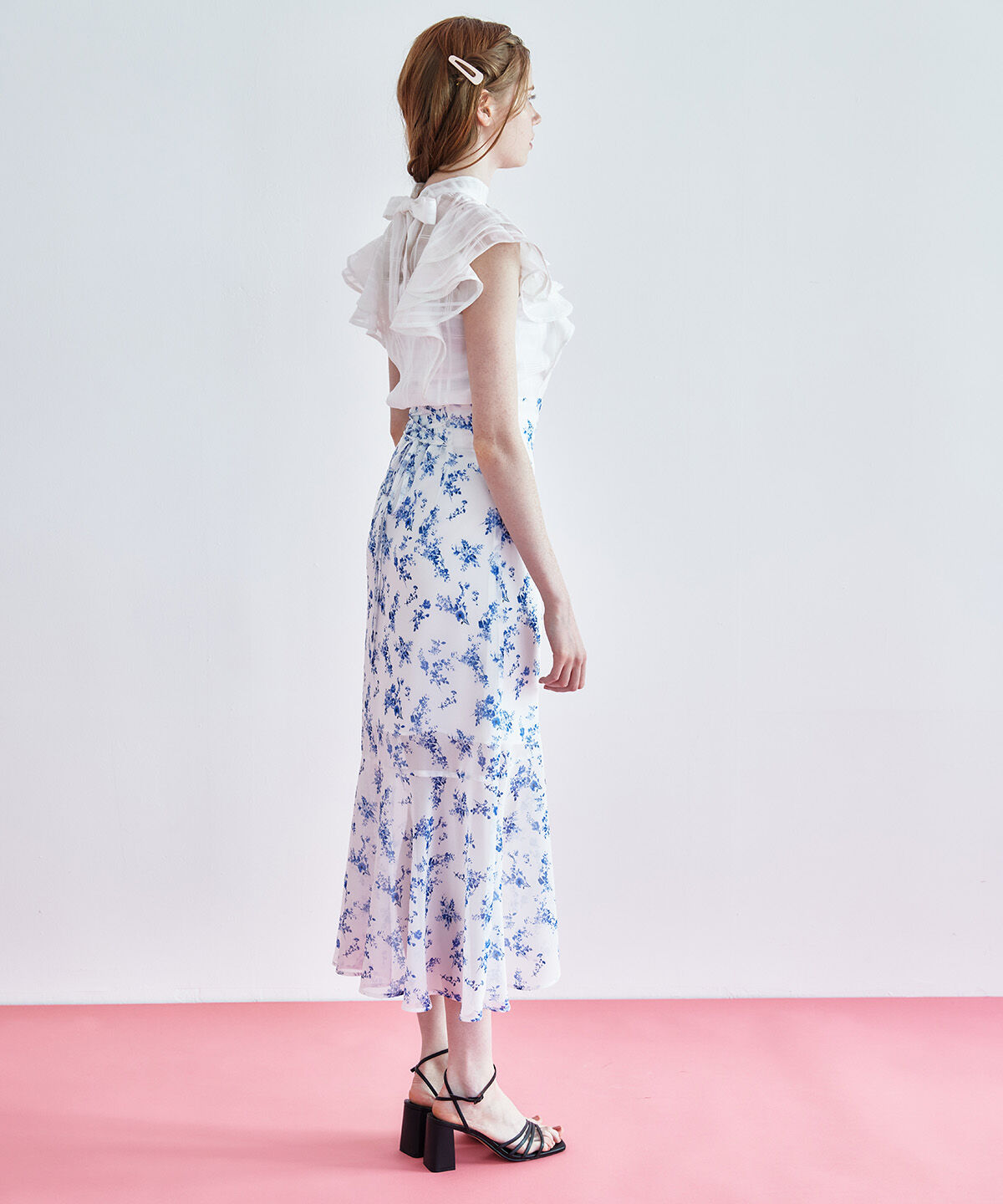 REDYAZEL「シアーチェックブラウス」|シャツ・ブラウス|