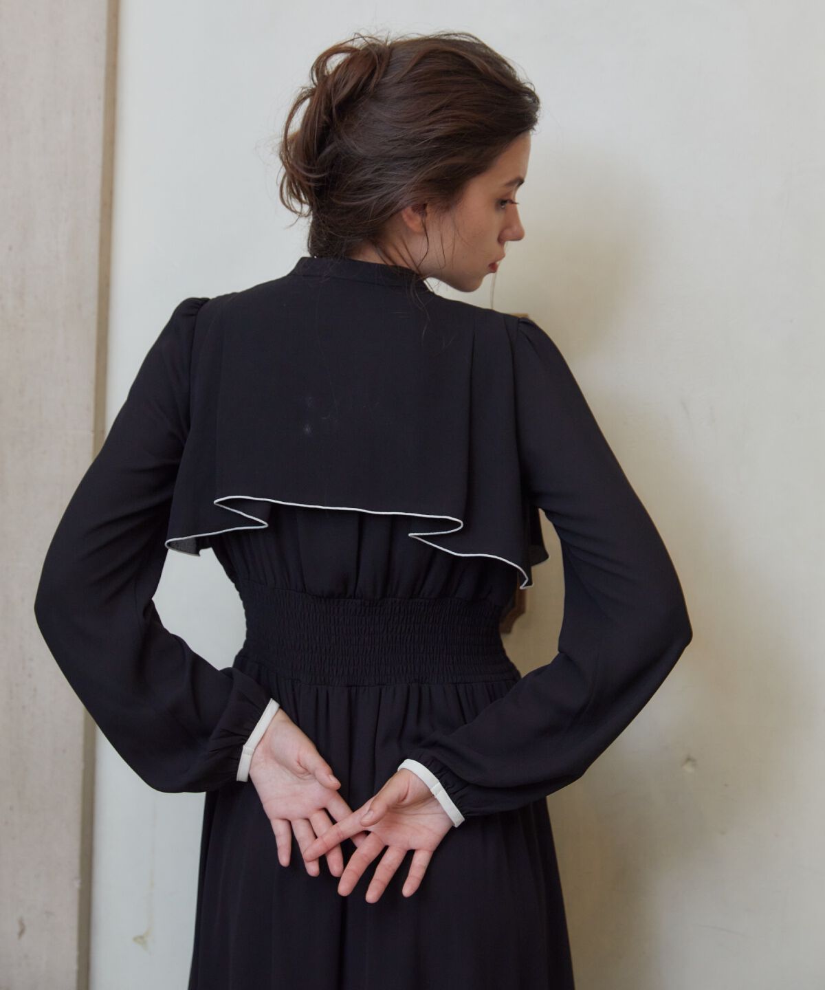 REDYAZEL「バイカラーメロウデザインワンピース」|ワンピース|