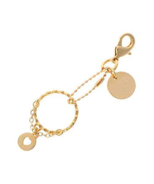 Samantha Thavasa Petit Choice「リングモチーフファスナーチャーム ハート」|チャーム・キーホルダー|