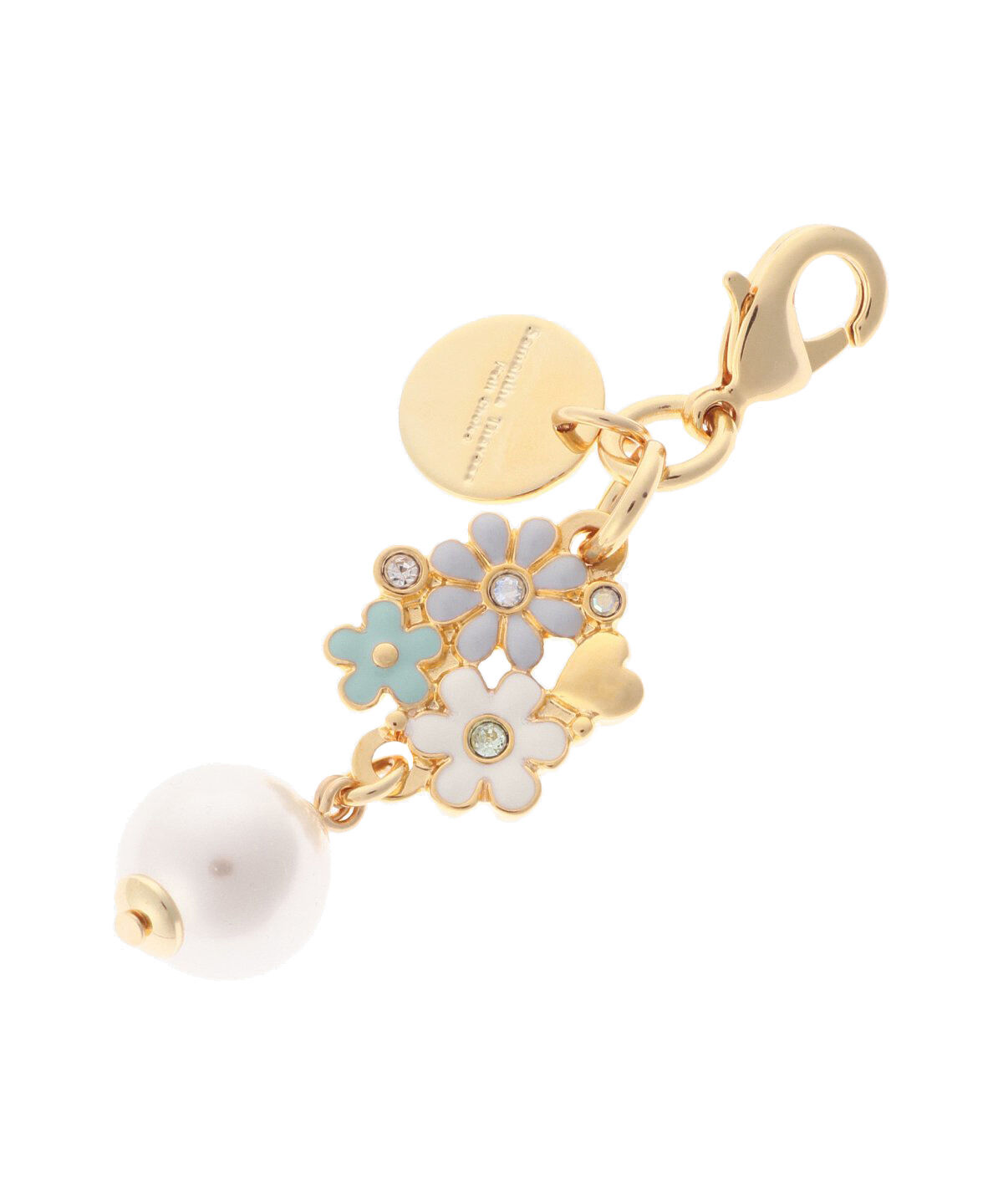 Samantha Thavasa Petit Choice「カラフルフラワーファスナーチャーム」|チャーム・キーホルダー|ライトブルー