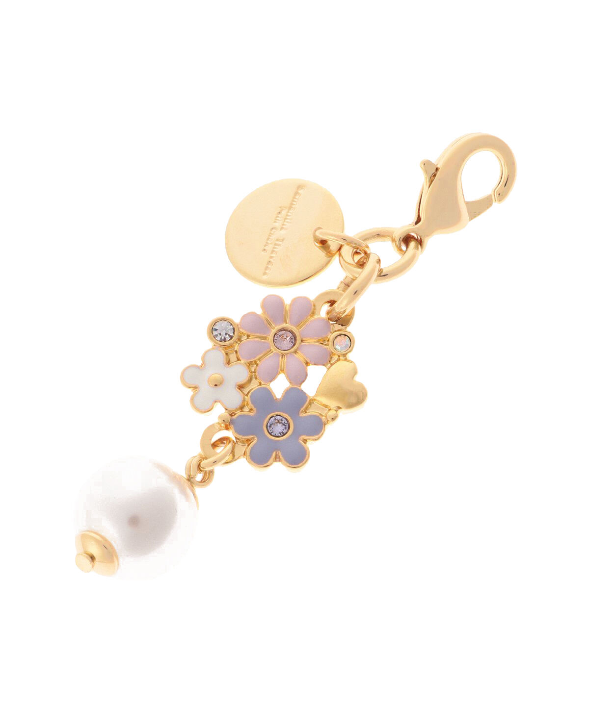 Samantha Thavasa Petit Choice「カラフルフラワーファスナーチャーム」|チャーム・キーホルダー|ラベンダー