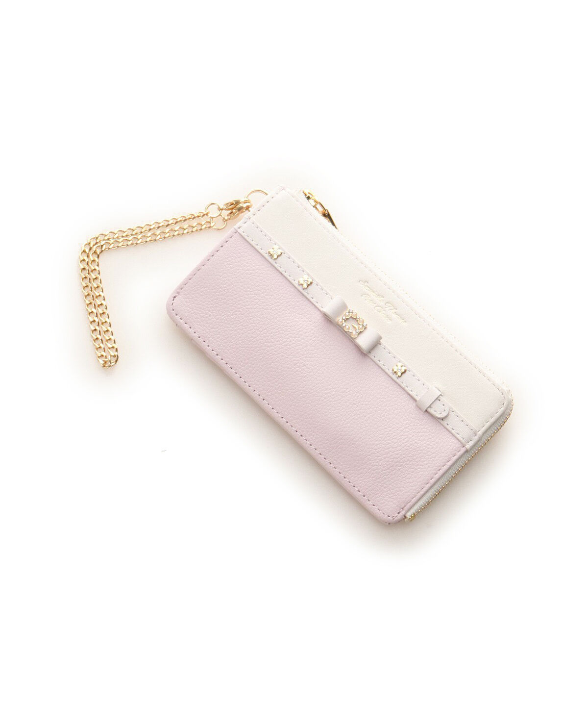 Samantha Thavasa Petit Choice「パールストーンリボンベルトマルチパスケース」|コインケース|