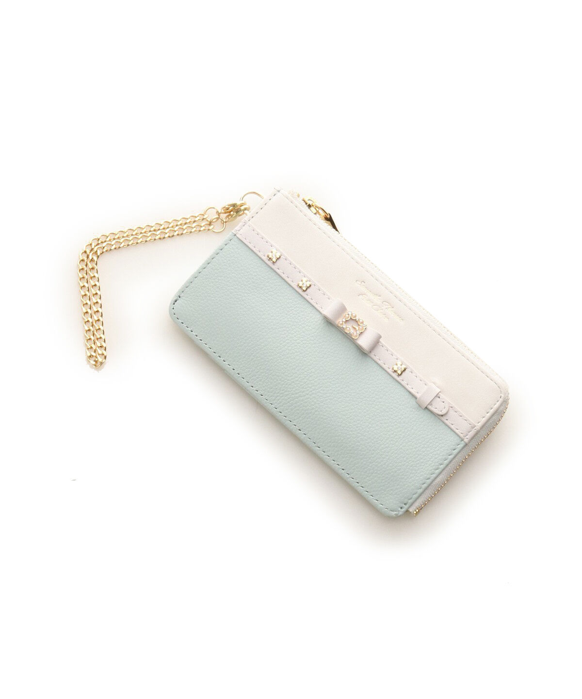 Samantha Thavasa Petit Choice「パールストーンリボンベルトマルチパスケース」|コインケース|