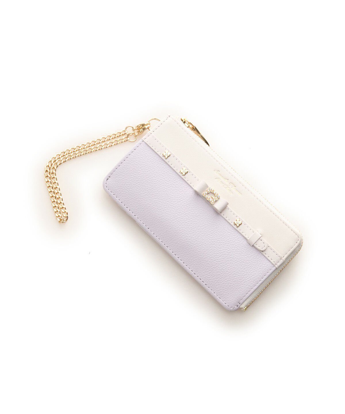 Samantha Thavasa Petit Choice「パールストーンリボンベルトマルチパスケース」|コインケース|