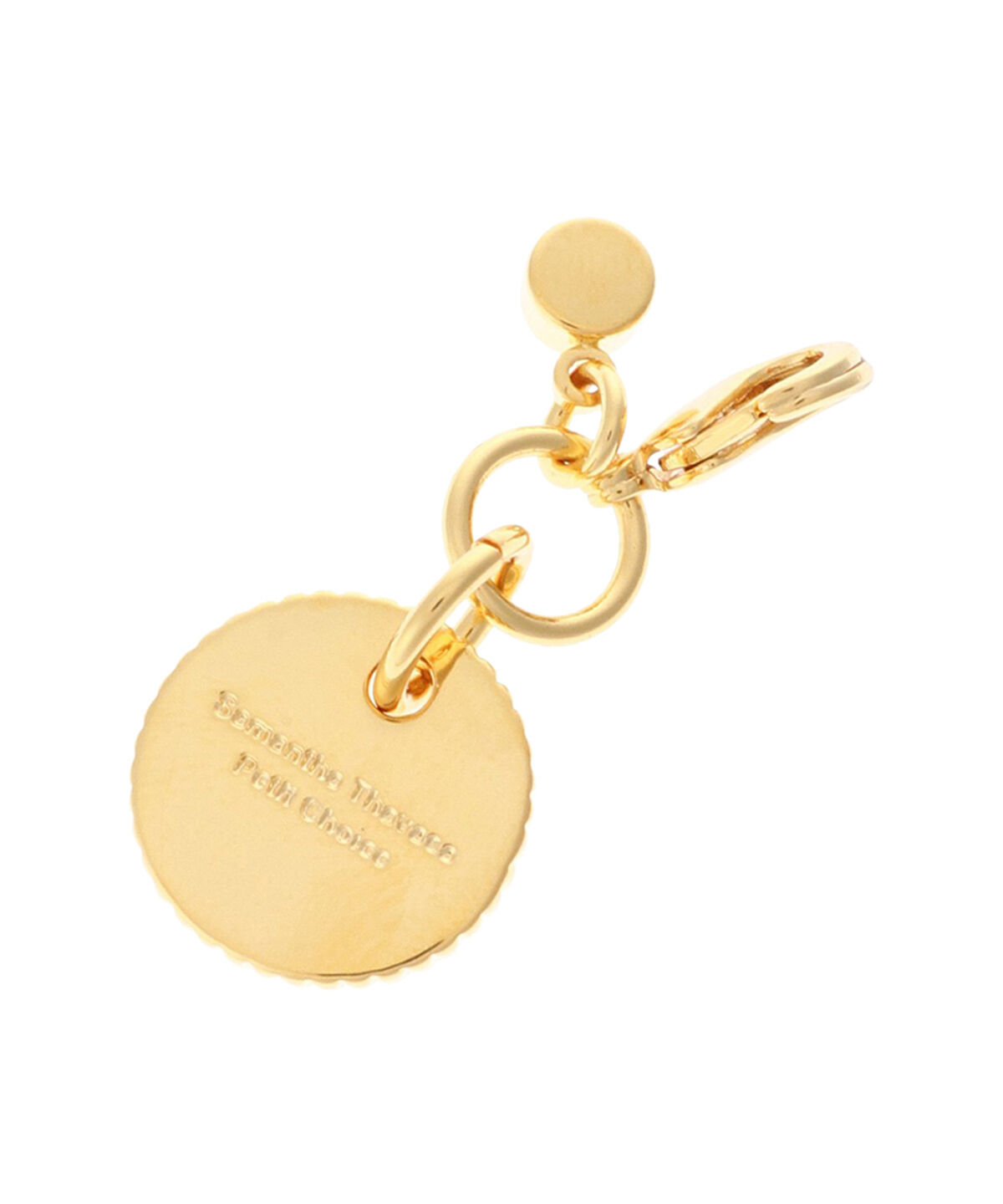Samantha Thavasa Petit Choice「シンプルイニシャルチャーム Ｗ」|チャーム・キーホルダー|