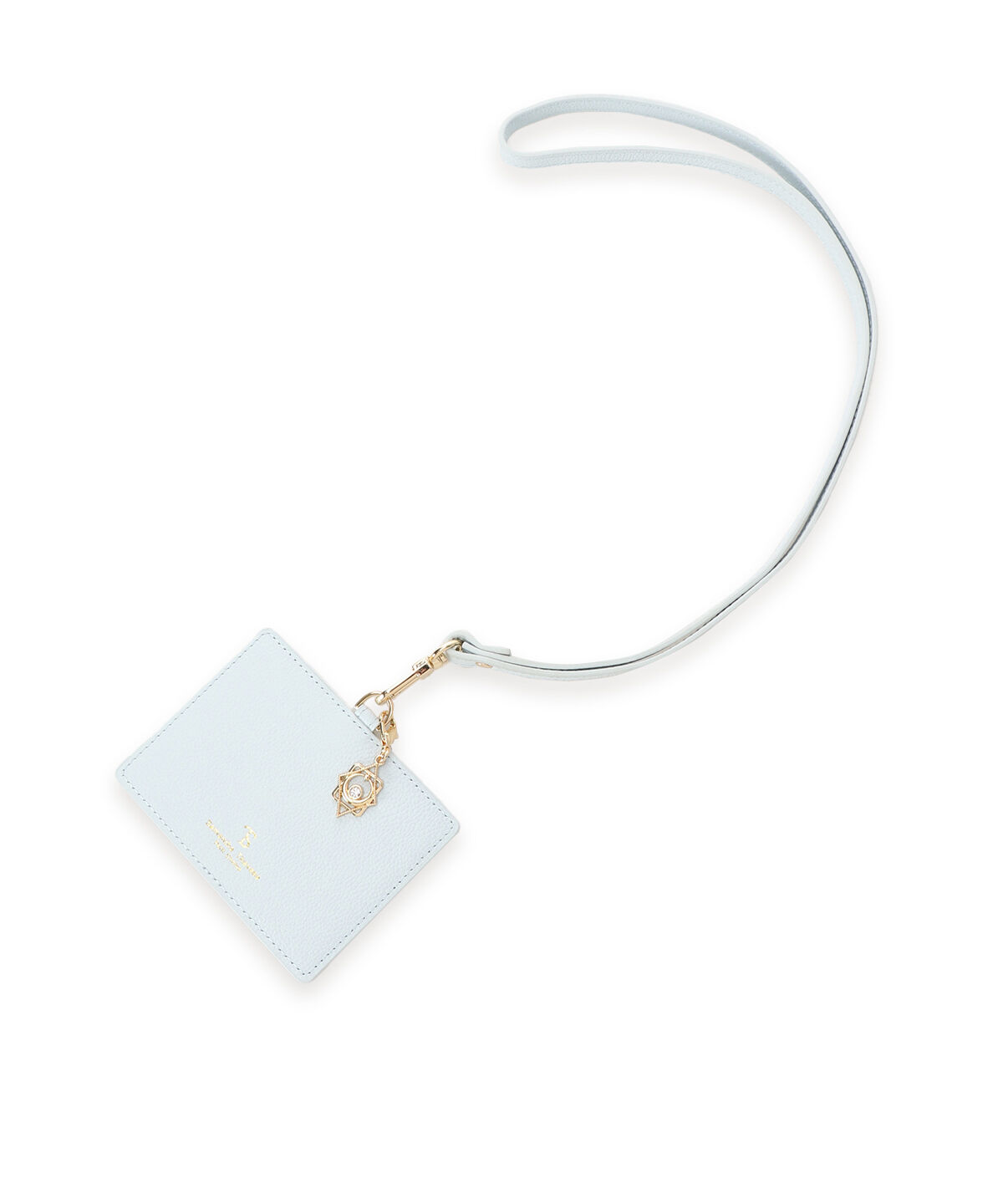 Samantha Thavasa Petit Choice「チャーム付きIDケース」|定期入れ|ライトブルー
