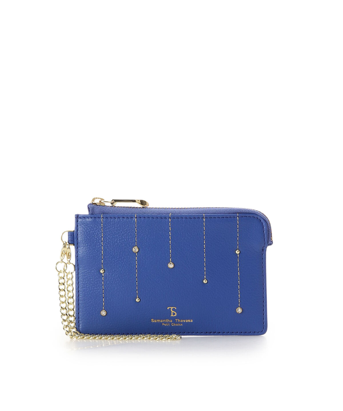 Samantha Thavasa Petit Choice「ガーランドモチーフ フラグメントケース」|その他|ブルー