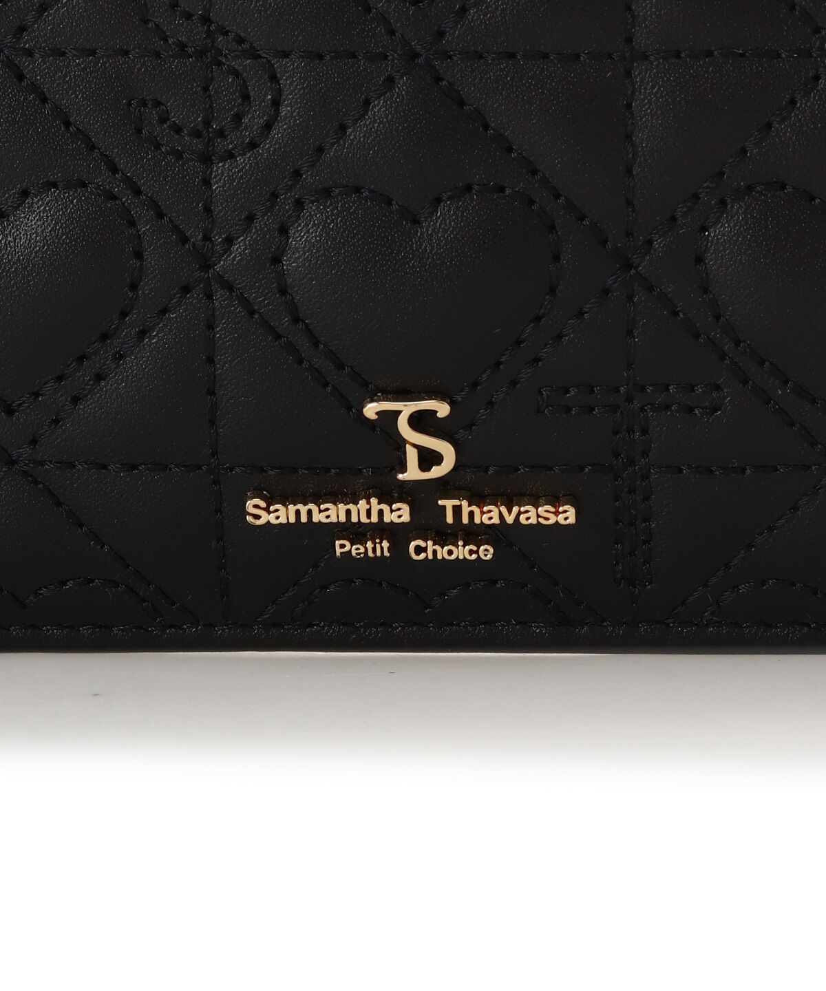 Samantha Thavasa Petit Choice「ハートキルティング フラグメントケース」|名刺入れ・カードケース|