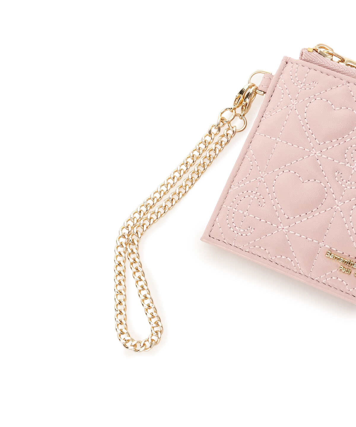 Samantha Thavasa Petit Choice「ハートキルティング フラグメントケース」|名刺入れ・カードケース|