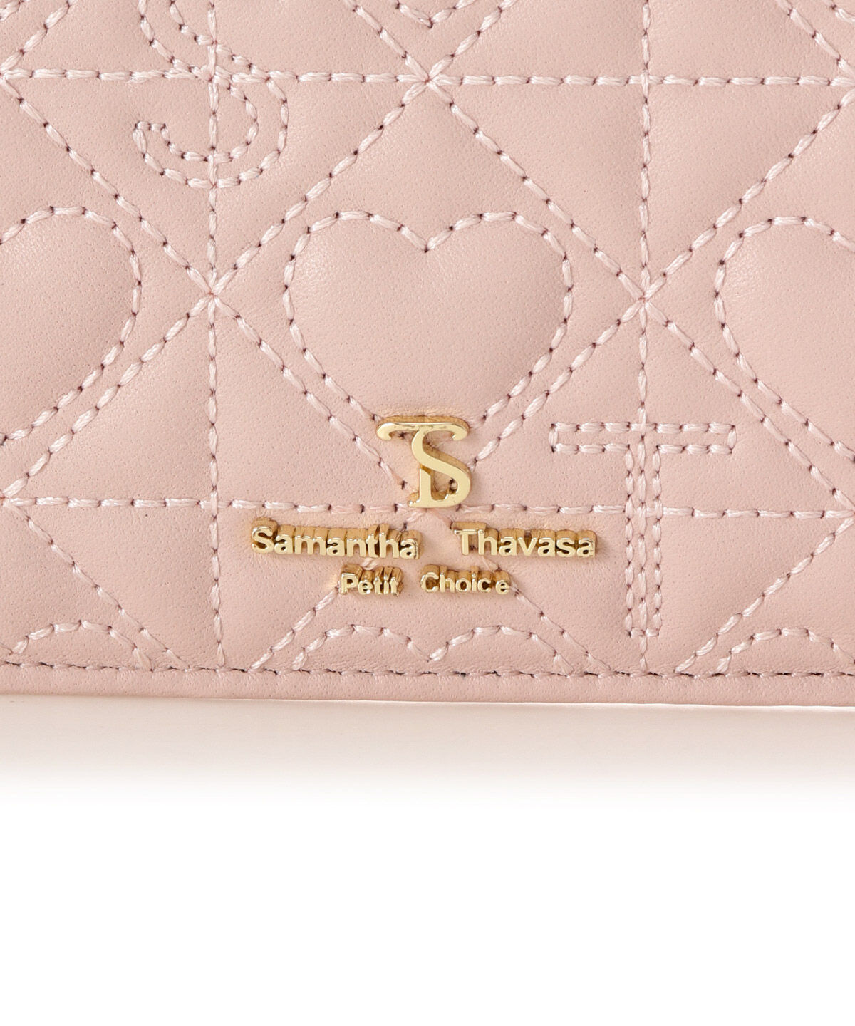 Samantha Thavasa Petit Choice「ハートキルティング フラグメントケース」|名刺入れ・カードケース|