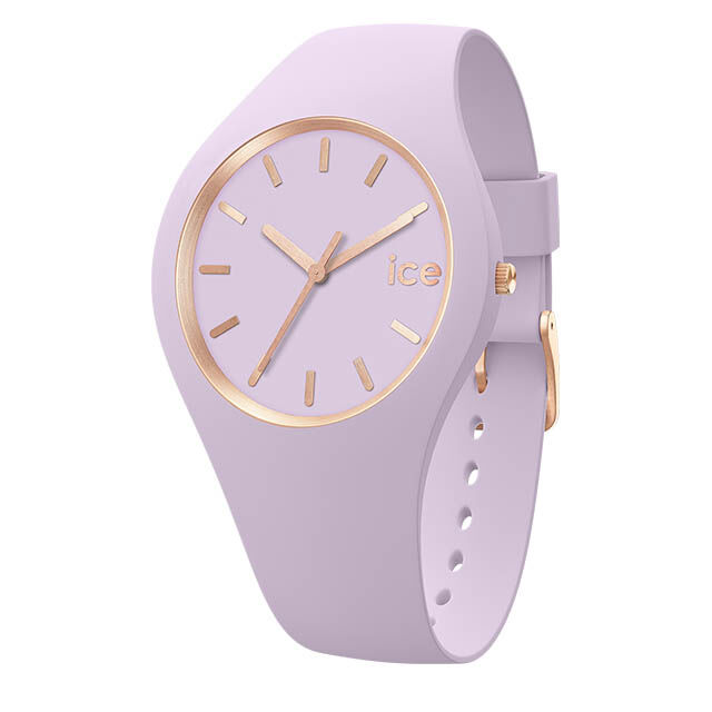 ICE-WATCH「〈ICE-WATCH(ｱｲｽｳｫｯﾁ)〉ｽﾓｰﾙｼﾘｺﾝ ﾗﾍﾞﾝﾀﾞｰ ICE glam brushed 」|腕時計|PURPLE