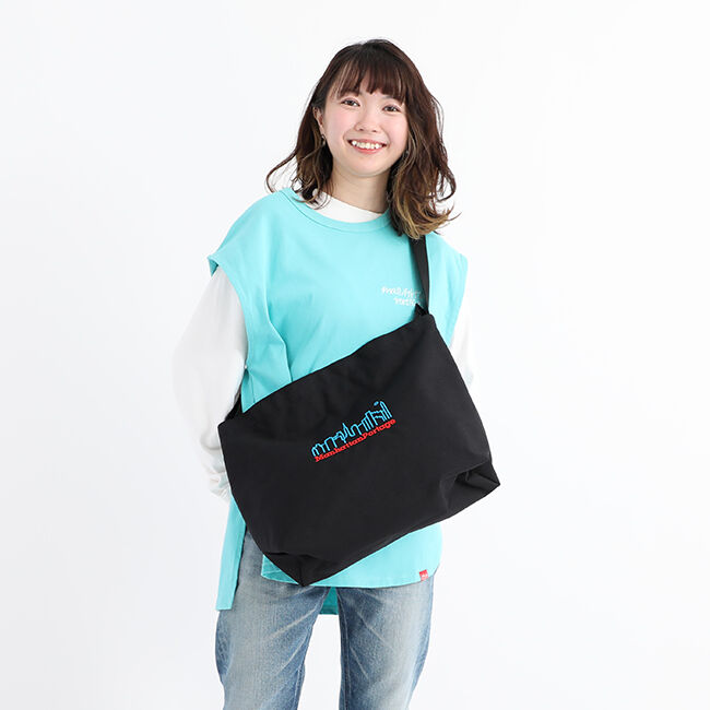 Manhattan Portage「Clearview Shoulder Bag 3D Embroidery Neon」|ショルダー・メッセンジャー|