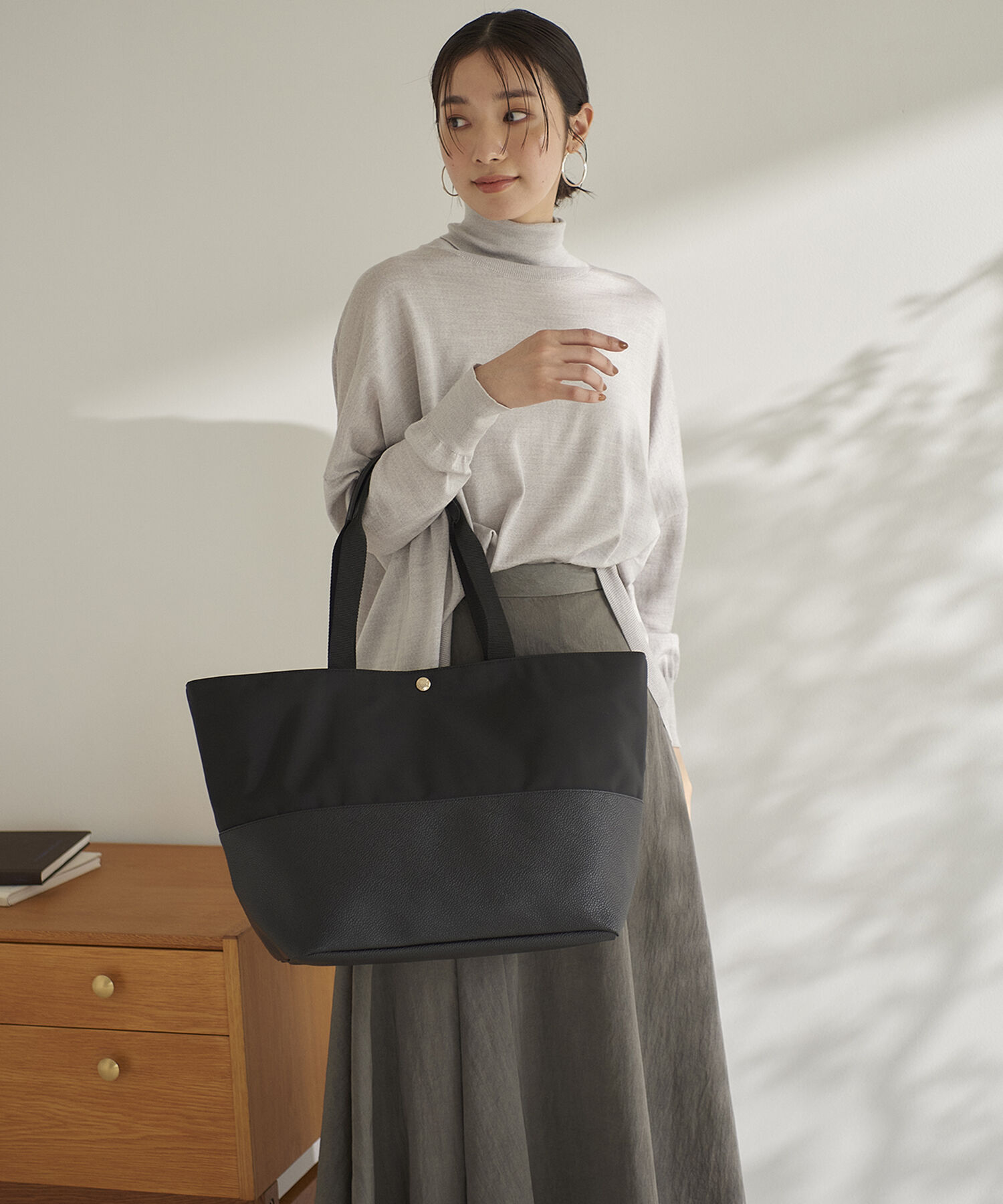 TOPKAPI BREATH「【VERY 10月号掲載】SCOTCH GRAIN スコッチグレイン マザーズバッグ バイカラー ビッグトートバッグ」|トートバッグ|