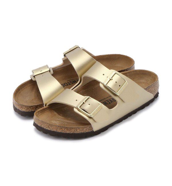 BIRKENSTOCK「【ビルケンシュトック】アリゾナ/ゴールド ビルコフロー/サンダル レディース/ARIZONA」|サンダル|