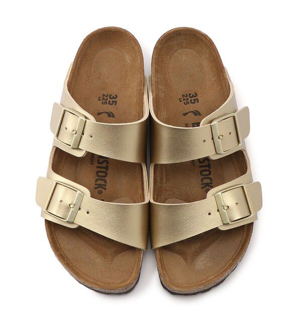 BIRKENSTOCK「【ビルケンシュトック】アリゾナ/ゴールド ビルコフロー/サンダル レディース/ARIZONA」|サンダル|