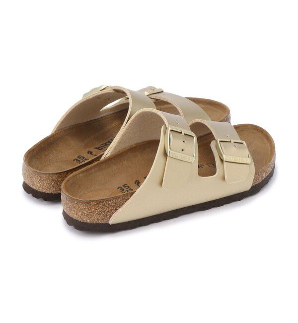 BIRKENSTOCK「【ビルケンシュトック】アリゾナ/ゴールド ビルコフロー/サンダル レディース/ARIZONA」|サンダル|