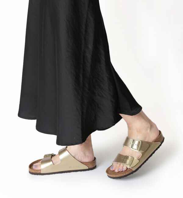 BIRKENSTOCK「【ビルケンシュトック】アリゾナ/ゴールド ビルコフロー/サンダル レディース/ARIZONA」|サンダル|