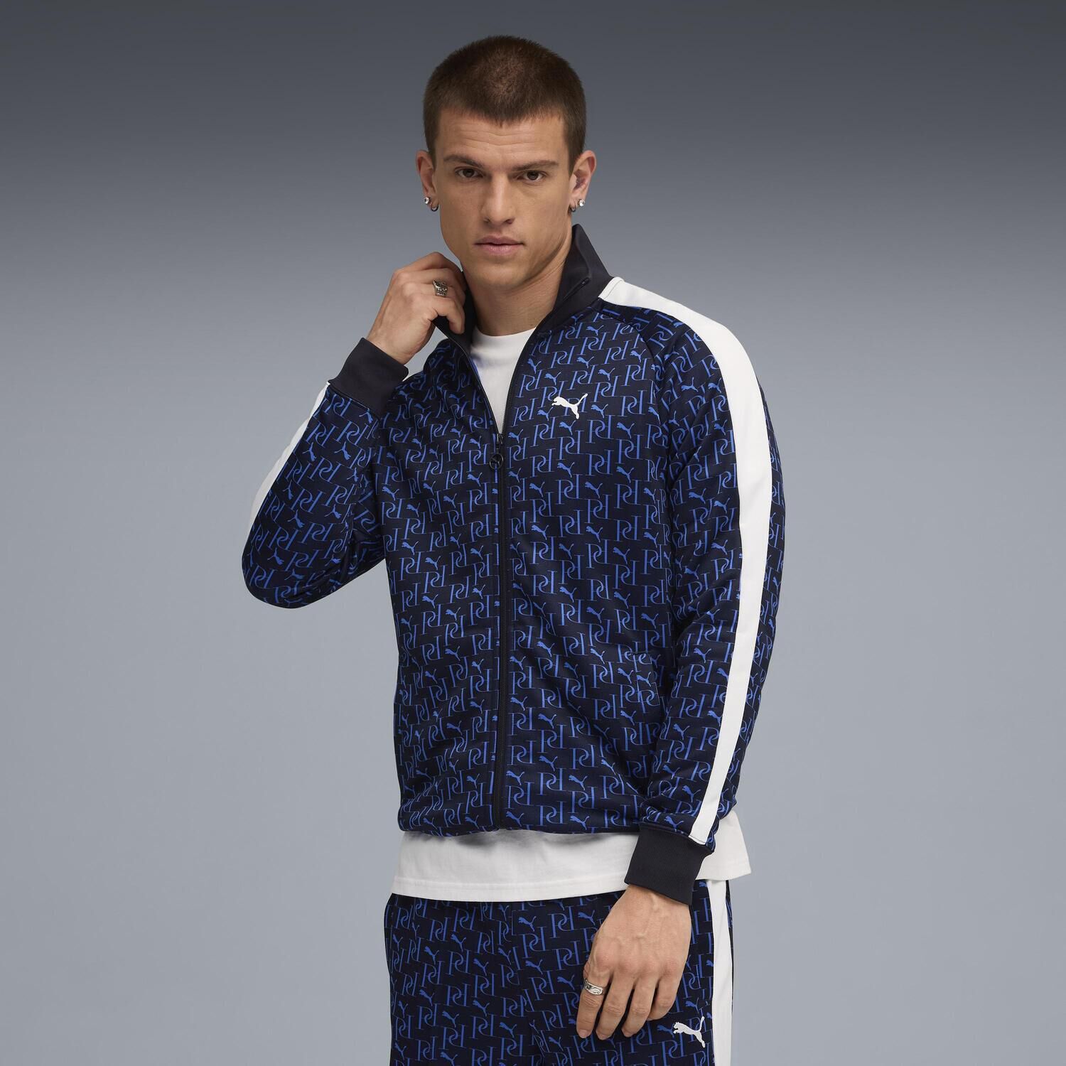 PUMA「【PUMA ｳｪｱ】M T7 AOP TRACK JACKET PT」|ポロシャツ|