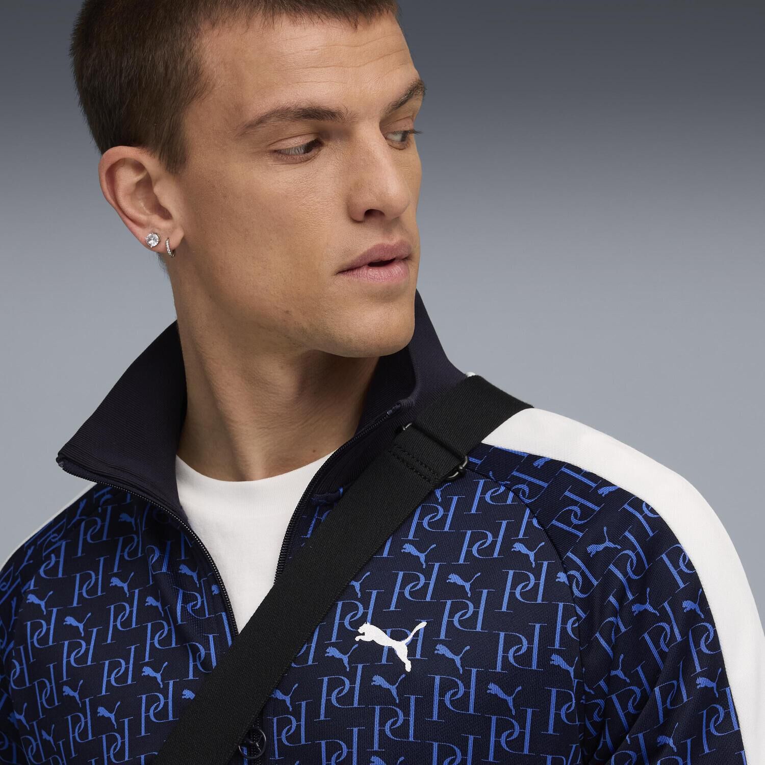 PUMA「【PUMA ｳｪｱ】M T7 AOP TRACK JACKET PT」|ポロシャツ|