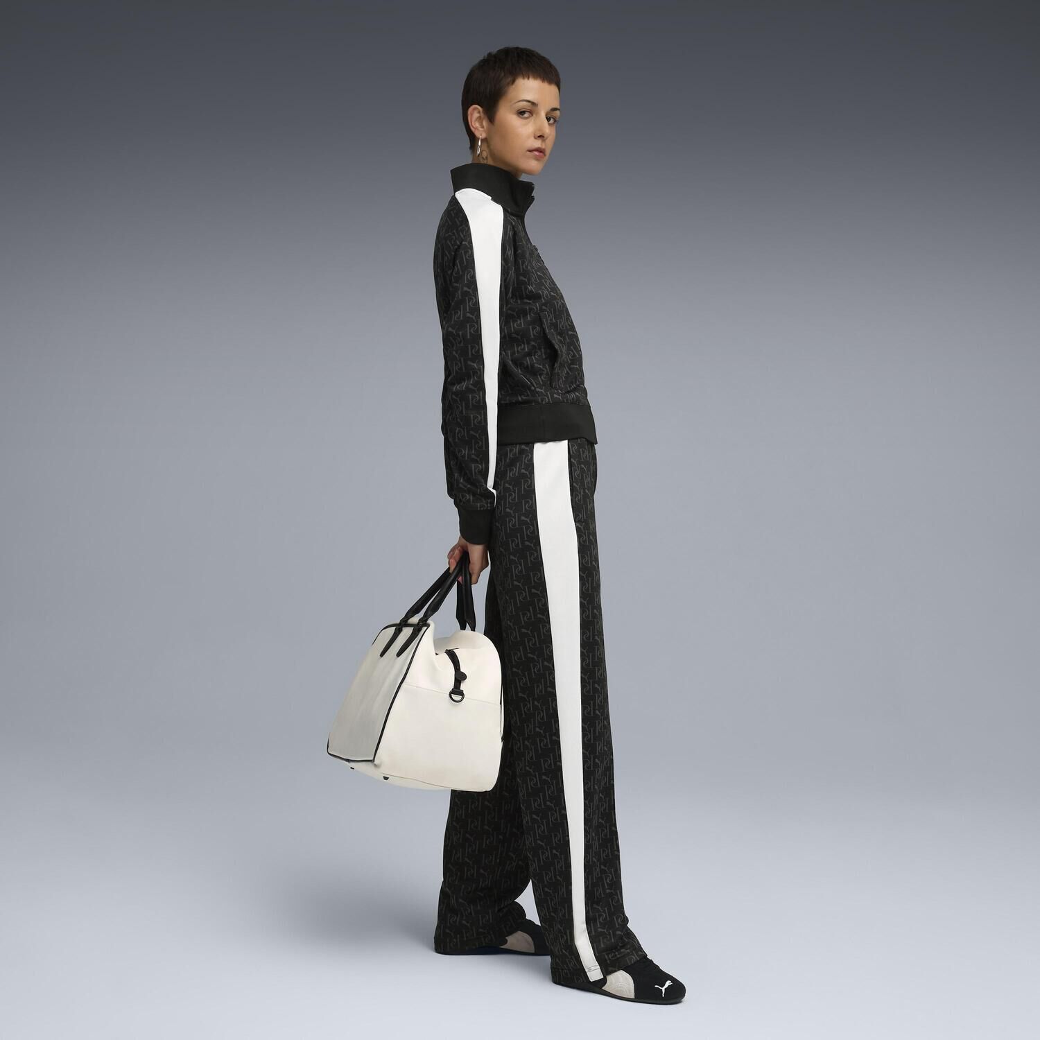 PUMA「【PUMA ｳｪｱ】W T7 AOP TRACK JACKET PT」|ポロシャツ|