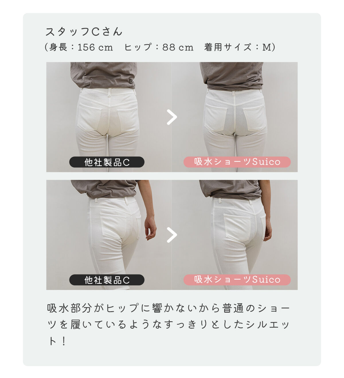 intesucre「アンテシュクレ Suico スイコ 吸水ショーツ 抗菌 消臭 吸水量20ml サニタリーショーツ ウイング対応 TSE006」|インナー|