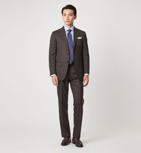 UNITED ARROWS green label relaxing「REDA グレンチェック 3B HXD スーツジャケット」|スーツ|