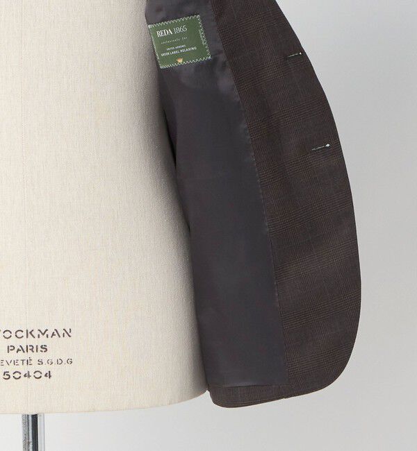 UNITED ARROWS green label relaxing「REDA グレンチェック 3B HXD スーツジャケット」|スーツ|