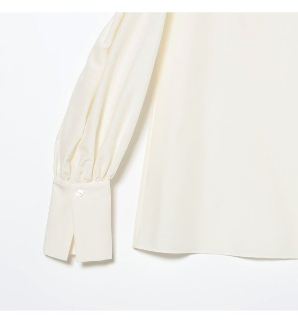 Demi-Luxe BEAMS 「AK+1 / シルクコットン ブラウス」|シャツ・ブラウス|