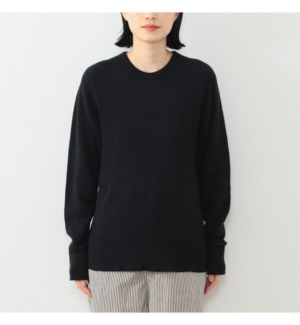 BEAMSBOY「コットン サーマル クルーネック ロングスリーブ Tシャツ」|Tシャツ・カットソー|