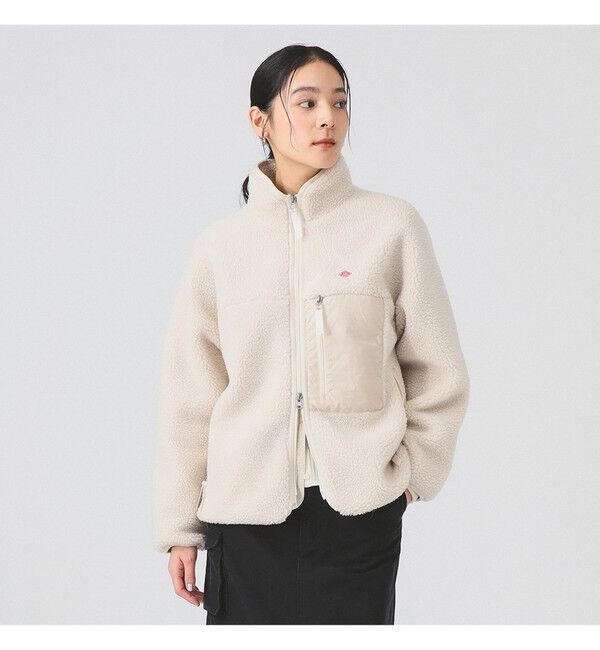Ray BEAMS 「【WEB限定】DANTON / INSULATION LIGHT BOA STAND COLLAR JACKET」|ブルゾン・スタジャン|OYSTER
