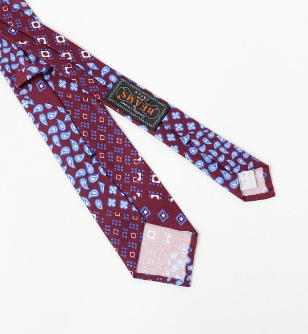 BEAMS PLUS「BEAMS PLUS / Silk Tie Paisley*Geometric Print」|ネクタイ・蝶ネクタイ|