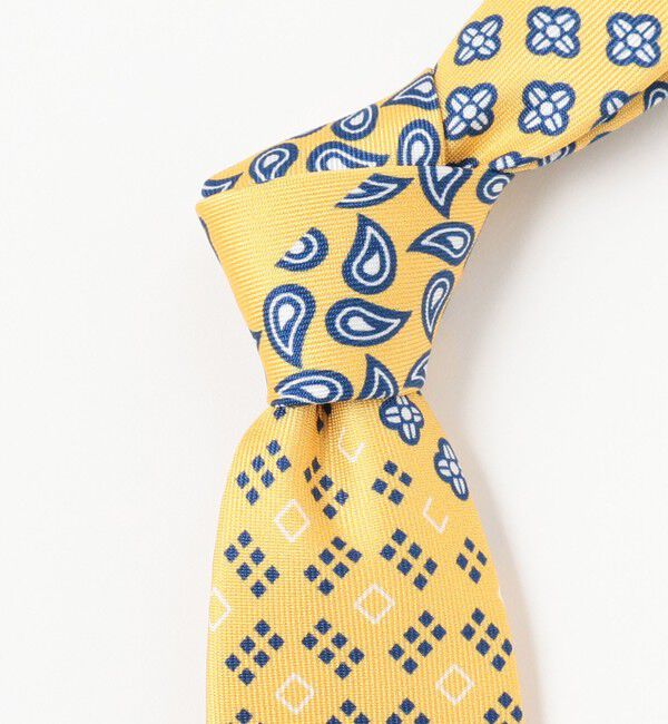 BEAMS PLUS「BEAMS PLUS / Silk Tie Paisley*Geometric Print」|ネクタイ・蝶ネクタイ|