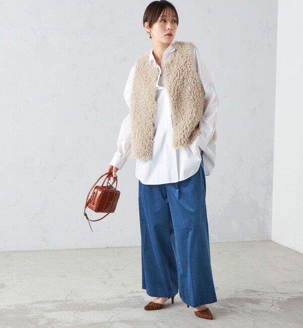 SHIPS for women「〈手洗い可能〉オーガニック コットン コーデュロイ パンツ ◇」|その他|