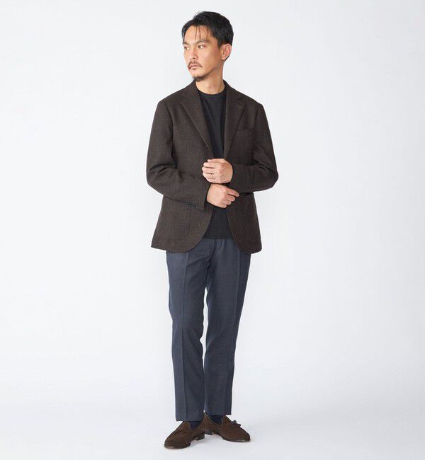 SHIPS「SHIPS: I Cotoni di Albini クルーネック ロングスリーブ Tシャツ」|Tシャツ・カットソー|