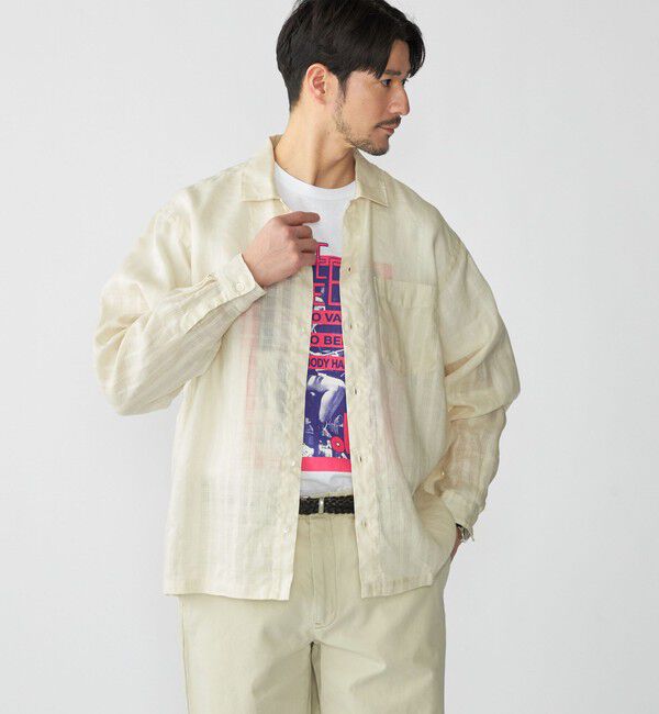 SHIPS「SHIPS: ラミー ドビー ウィークエンド ロングスリーブ シャツ」|シャツ・ブラウス|