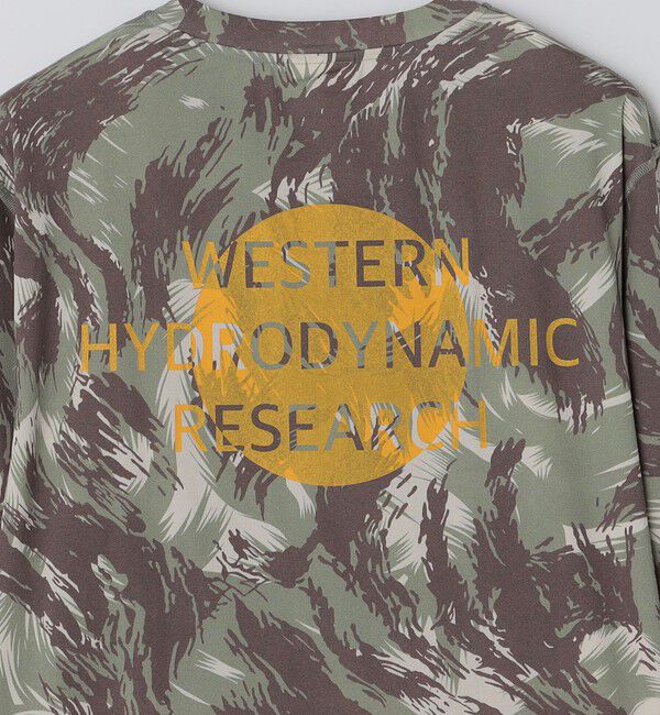 SHIPS「western hydrodynamic research: RASH GUARD L/S CAMO」|Tシャツ・カットソー|
